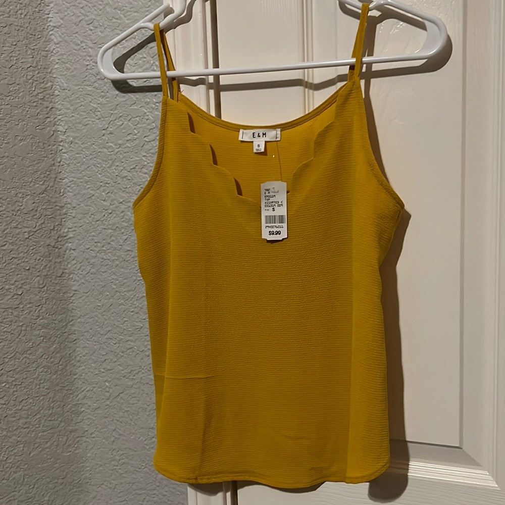 Yellow tank top